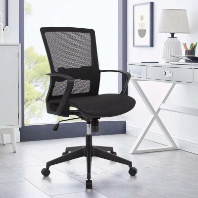 MYfurniture Mid-Back Ergonomic Mesh Seat & Back Office Chair
