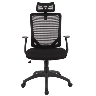 MYfurniture Ergonomic Office Chair High-Back Mesh with Lumbar Support, Backrest and Headrest